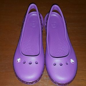 Purple CROCS